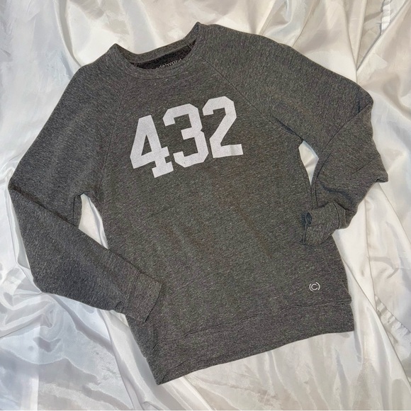 Code Word Other - Code Word Gray Sweatshirt w/White 432 Unisex Adult L West Texas Area Code